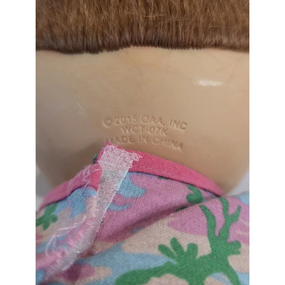 15” Cabbage Patch Girl doll  2015 Brown Hair Brown Eyes